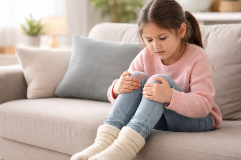 bambina affetta da malattia reumatica rara